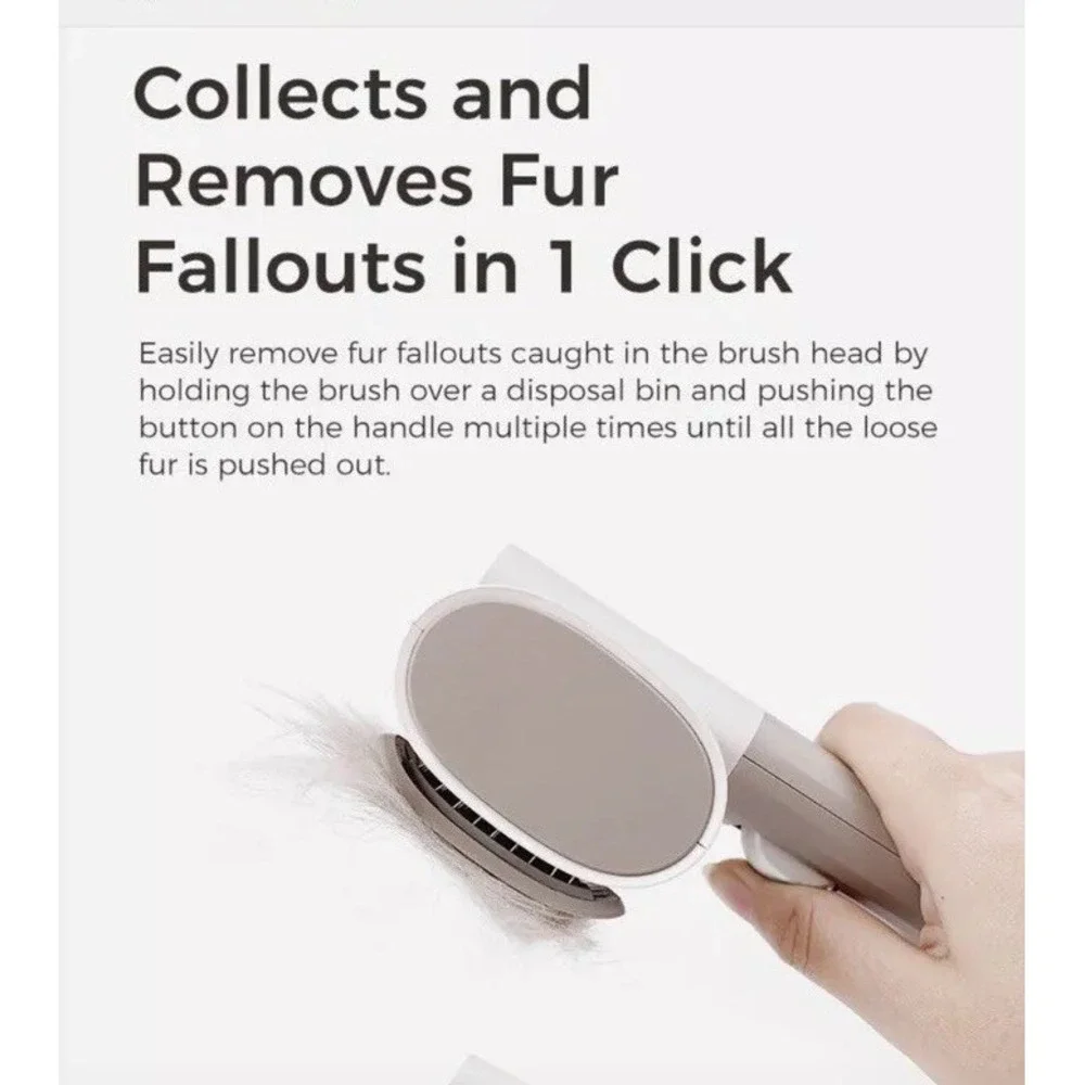 Pet 2 In 1 Hair Grooming Brush Kit Wire Pin Brush De-shredding Brush De tangling